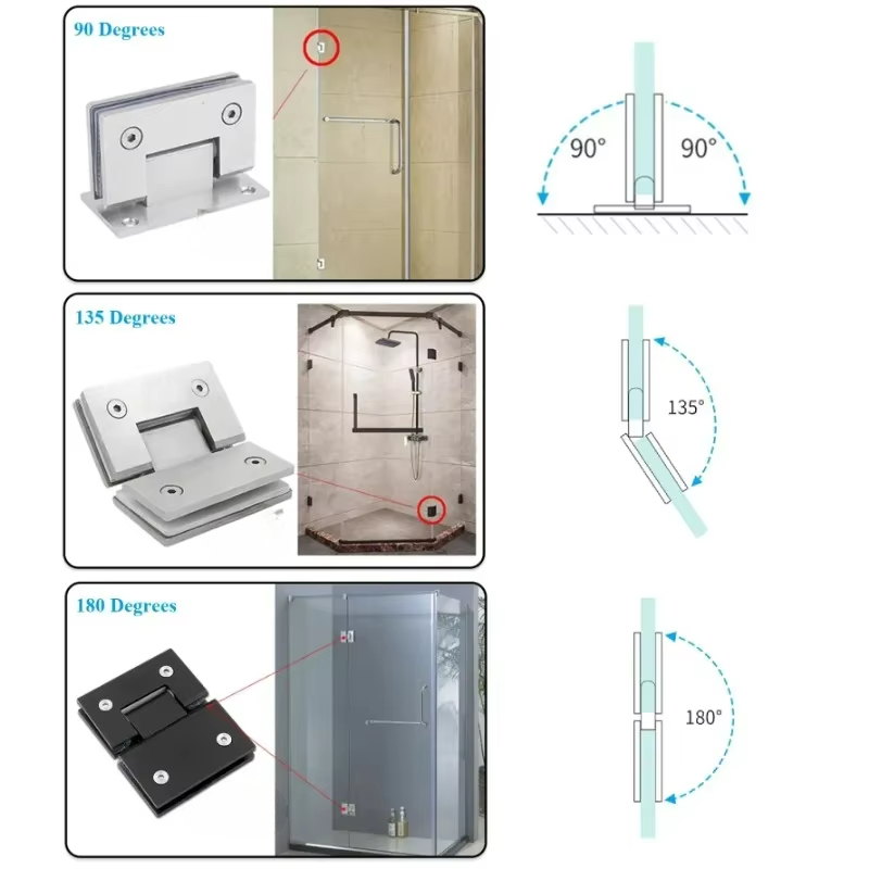 2 Pezzi Cerniera per Porta Doc - Glass Door Hinge recensione e prezzo