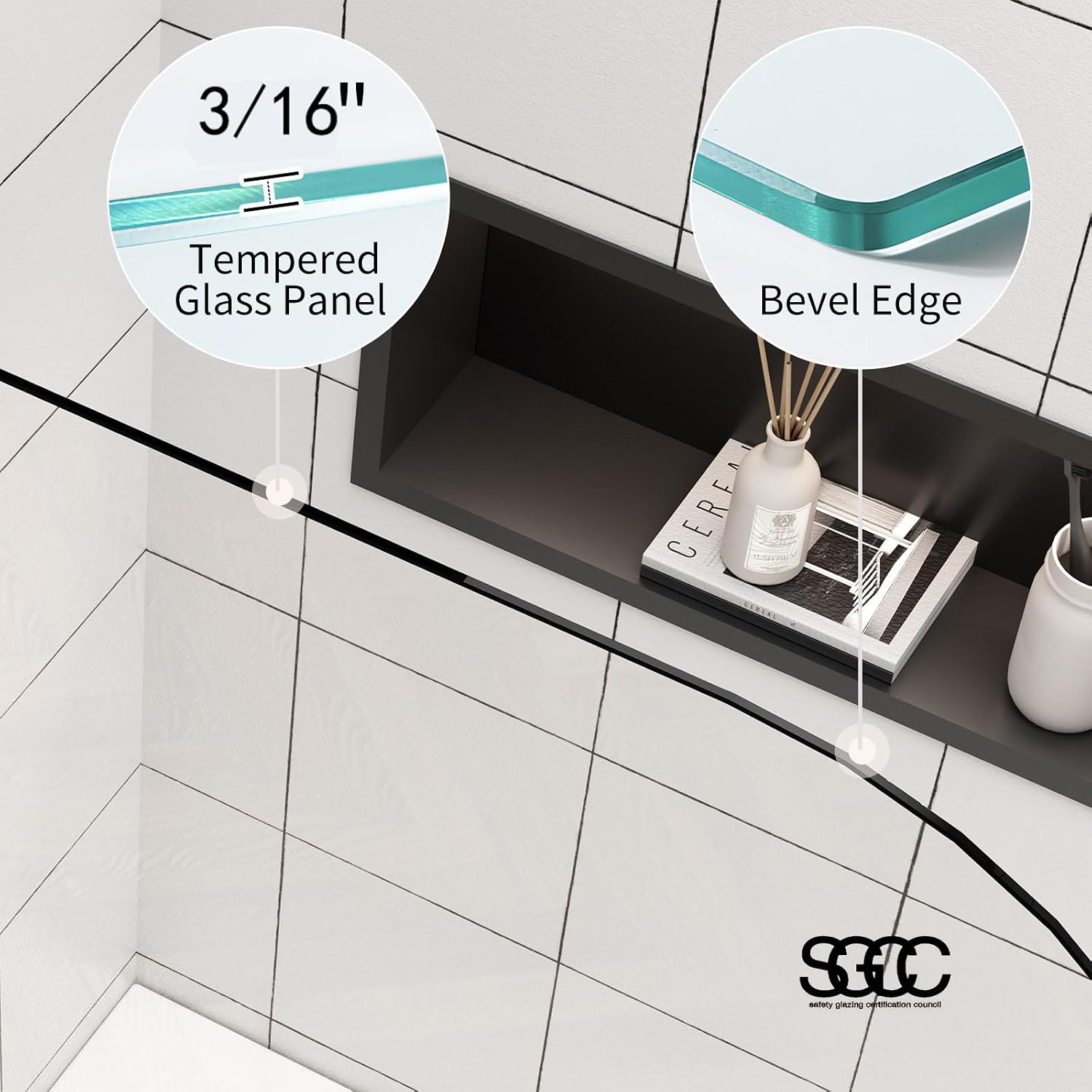 Porta per vasca da bagno/docci - Glass Door Hinge recensione e prezzo